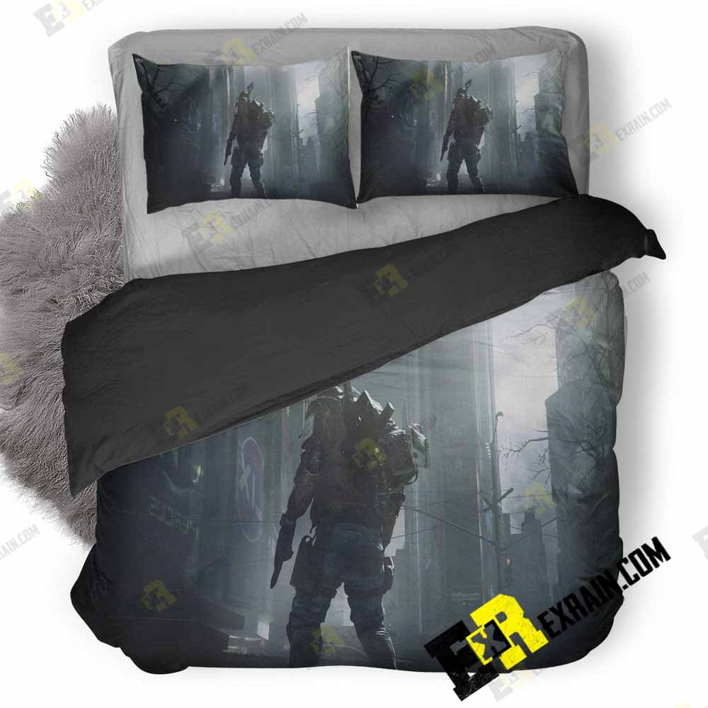 Tom Clancys The Division Game 3D Customized Duvet Cover Bedding Set