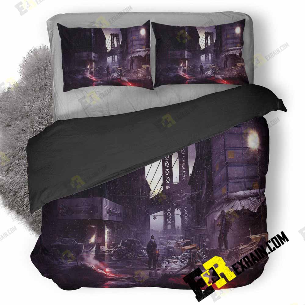 Tom Clancys The Division Gaming 3D Customized Duvet Cover Bedding Set