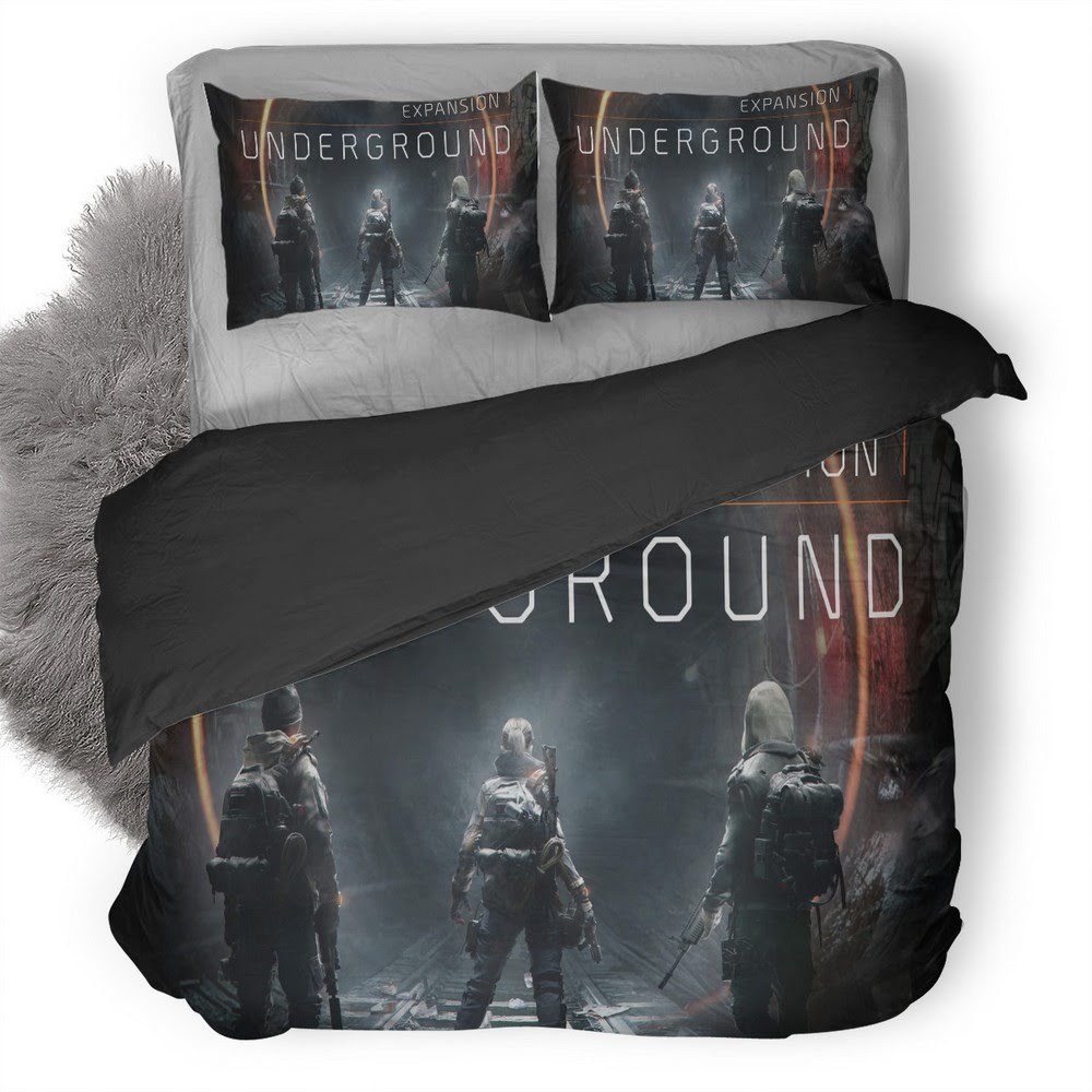 Tom Clancy’S The Division Underground Expansion 3D Customized Duvet Cover Bedding Set