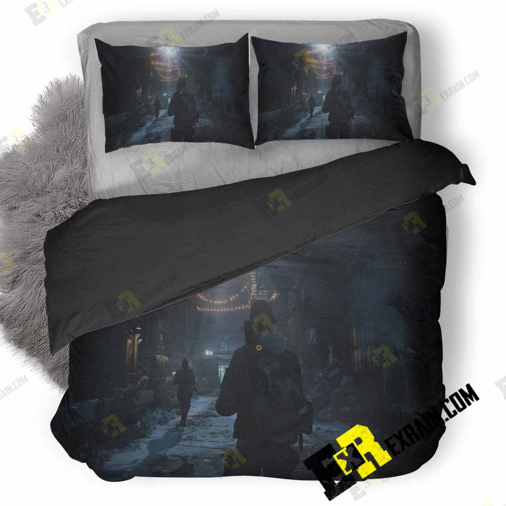 Tom Clanycs The Division Latest Image 3D Customized Duvet Cover Bedding Set