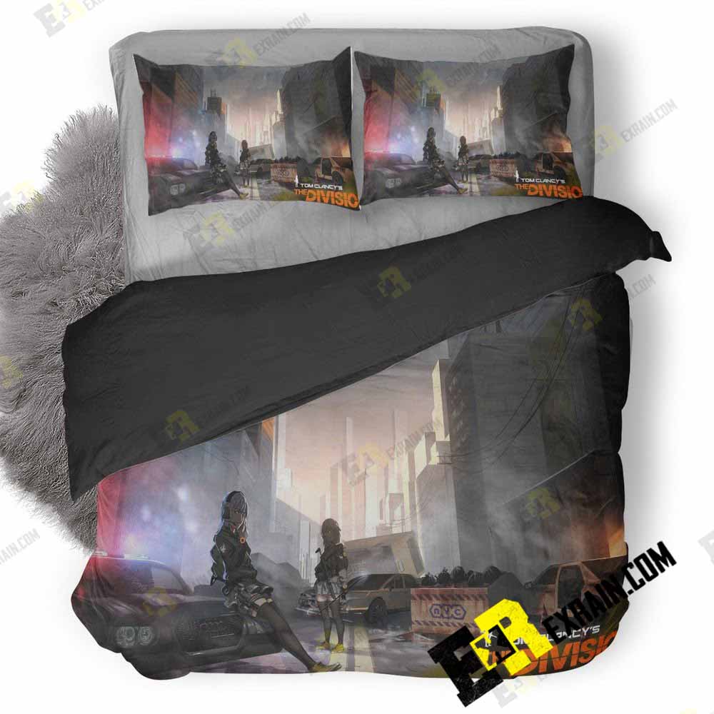 Tom Clanycs The Division Poster 3D Customized Duvet Cover Bedding Set