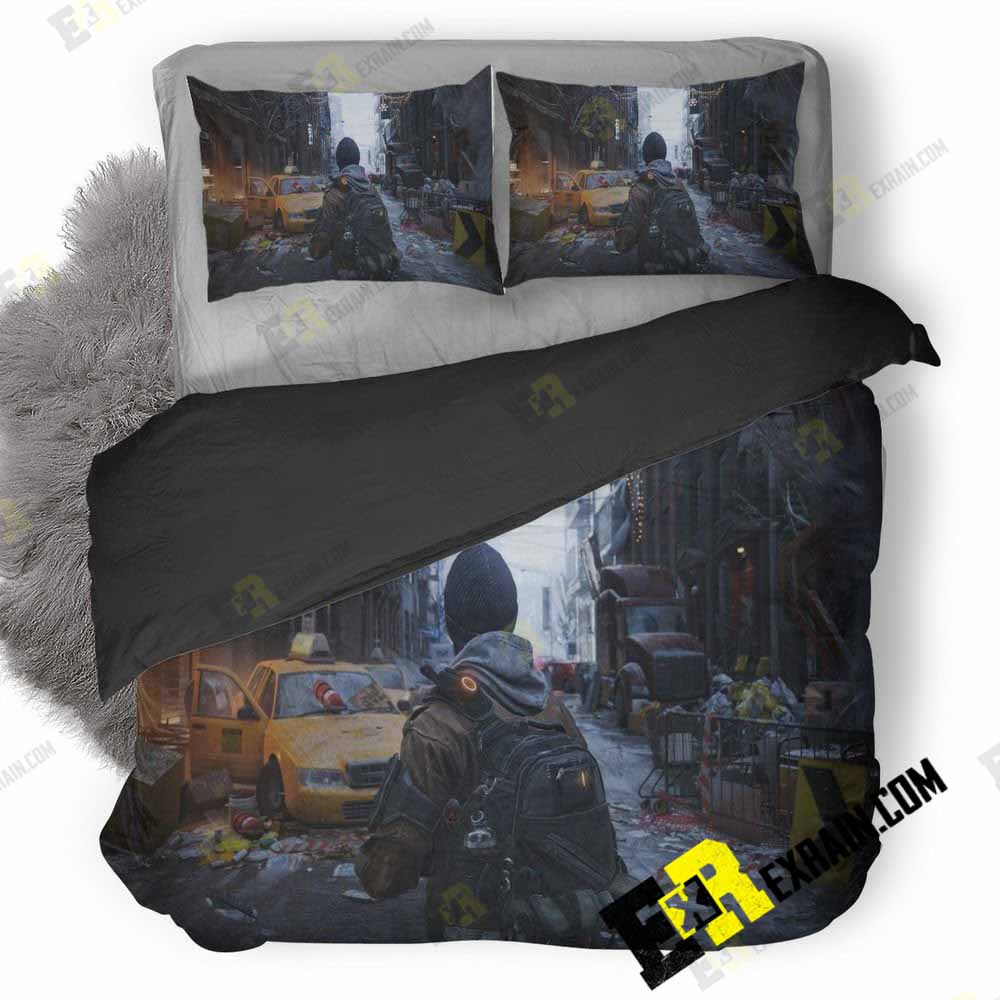 Tom Clanycs The Division Video Game Pic 3D Customized Duvet Cover Bedding Set