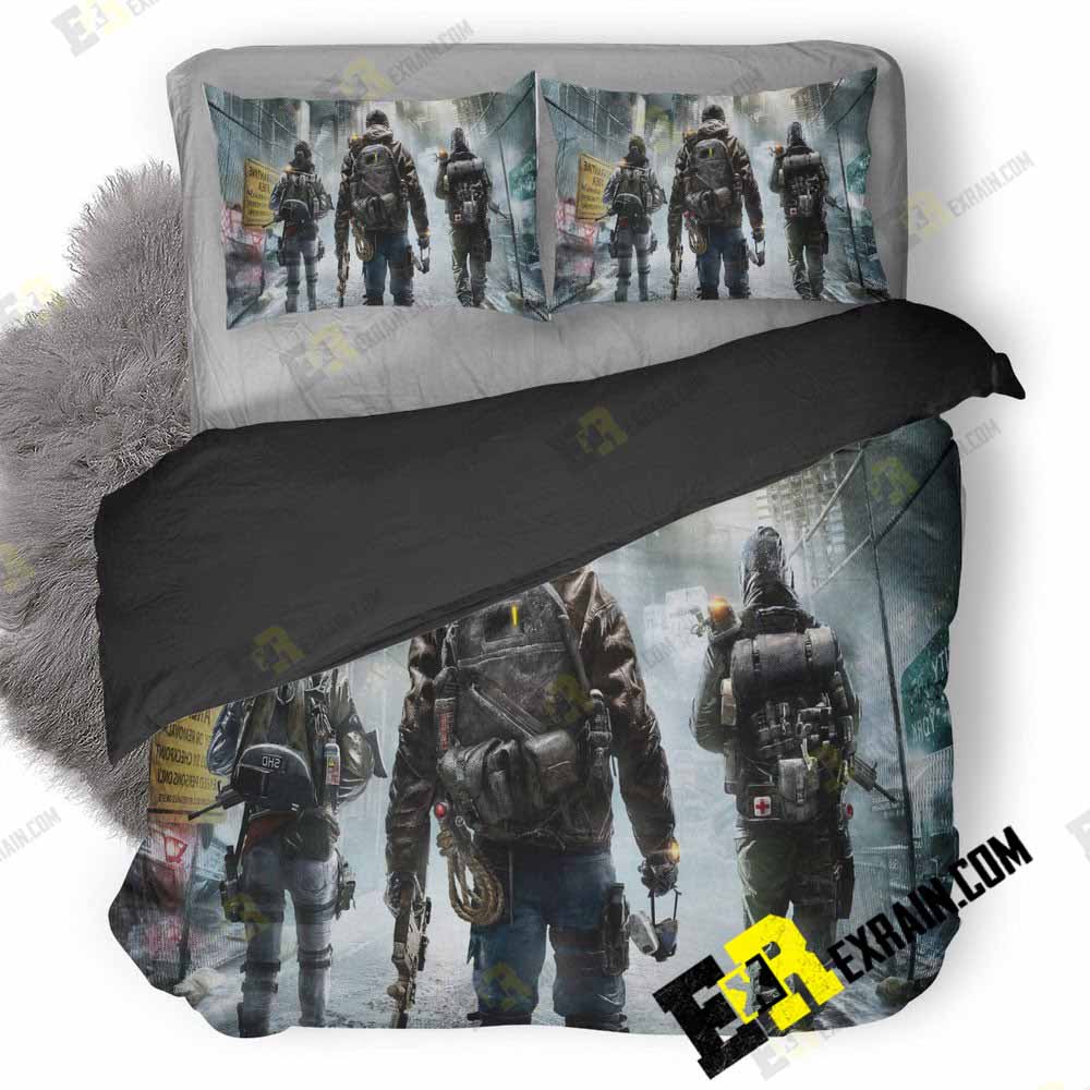 Tom Clanys The Divison 3D Customized Duvet Cover Bedding Set