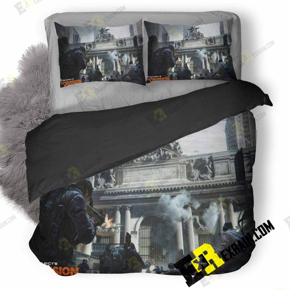 Tom Clanys The Divison Hd Game Wallpaper 3D Customized Duvet Cover Bedding Set