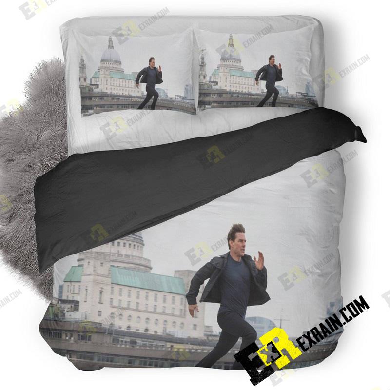 Tom Cruise Running Mission Impossible Fallout H1 3D Customized Duvet Cover Bedding Set