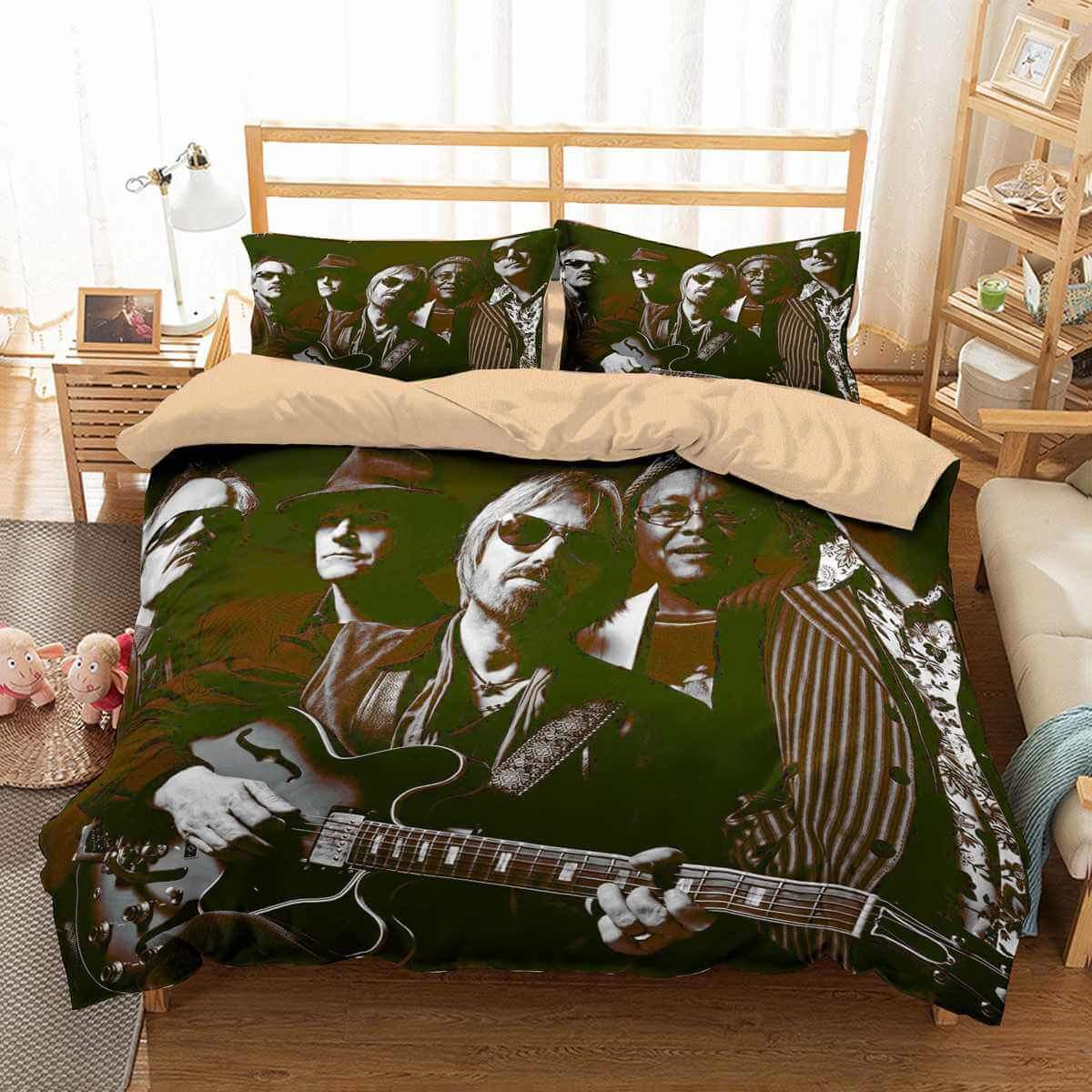 Tom Petty 3D Customized Duvet Cover Bedding Set