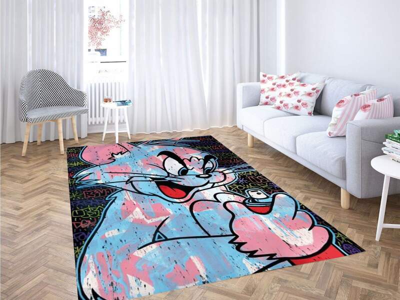 Tom Wallpaper Carpet Rectangle Rug