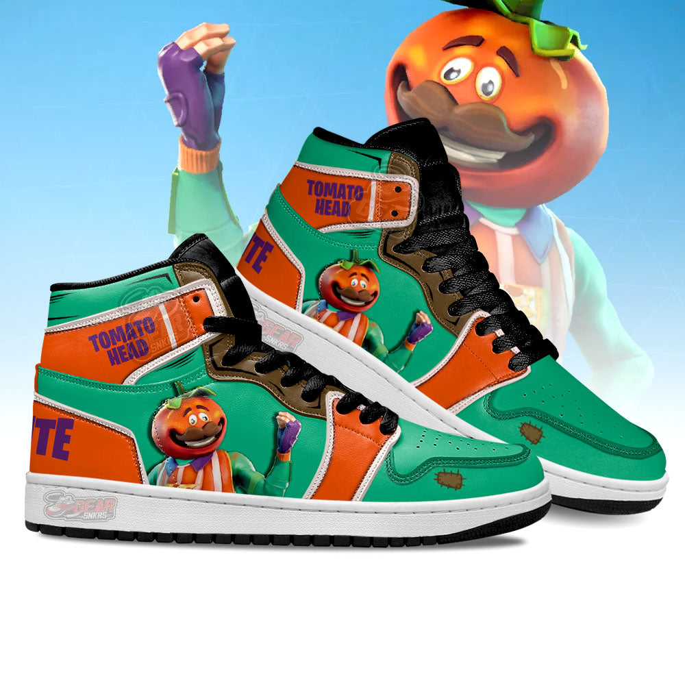 Tomato Head Skin Fortnite JD Sneakers Shoes For Fans, Air Jordan Hightop