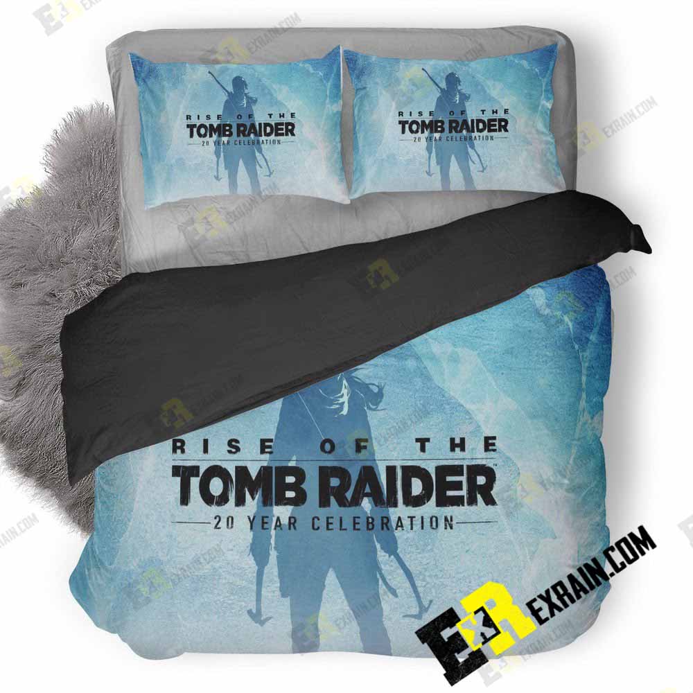 Tomb Raider 20 Year Celebrations Pic 3D Customized Duvet Cover Bedding Set