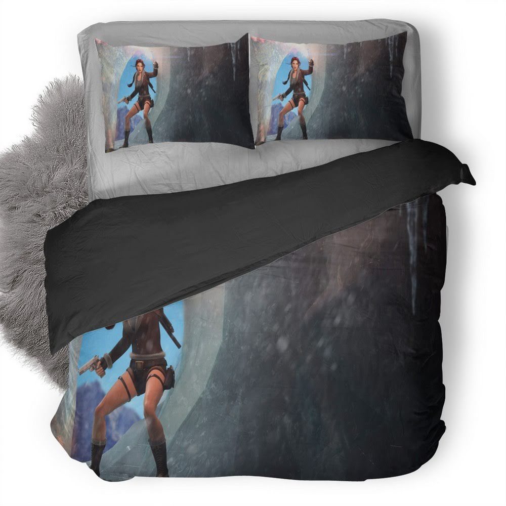 Tomb Raider 33 3D Customized Duvet Cover Bedding Set