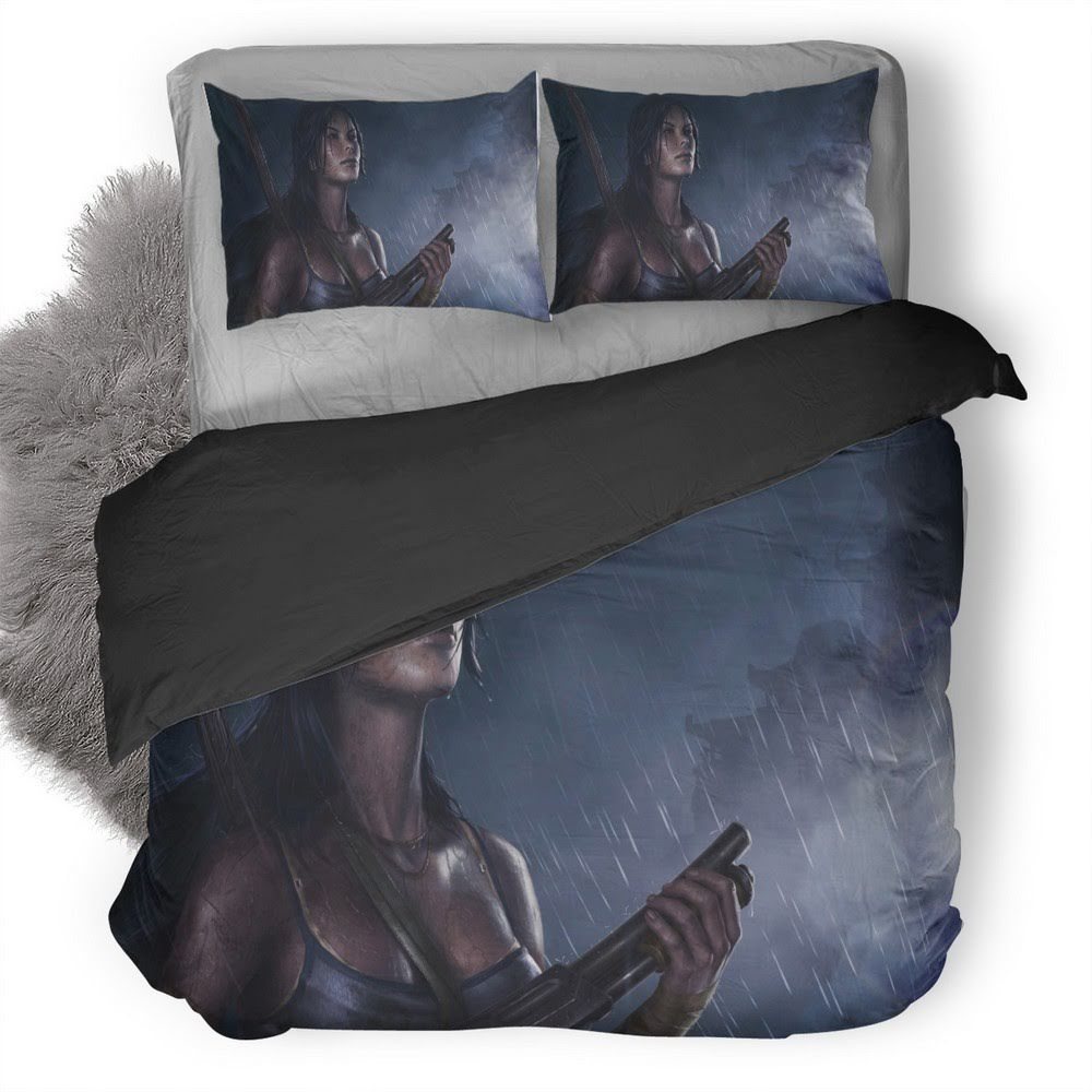 Tomb Raider 35 3D Customized Duvet Cover Bedding Set