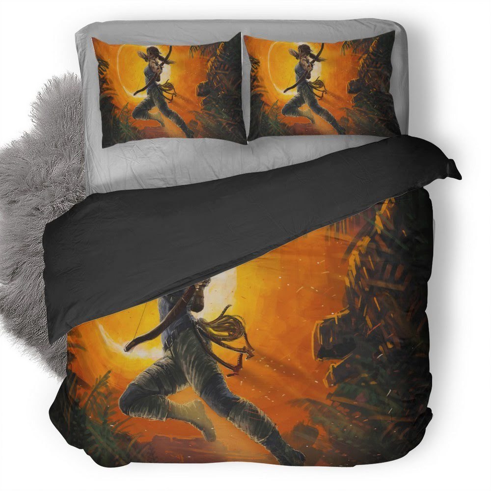 Tomb Raider 37 3D Customized Duvet Cover Bedding Set