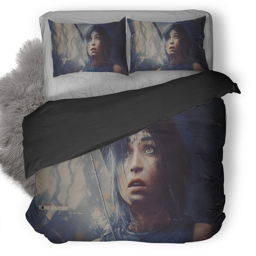Tomb Raider 38 3D Customized Duvet Cover Bedding Set