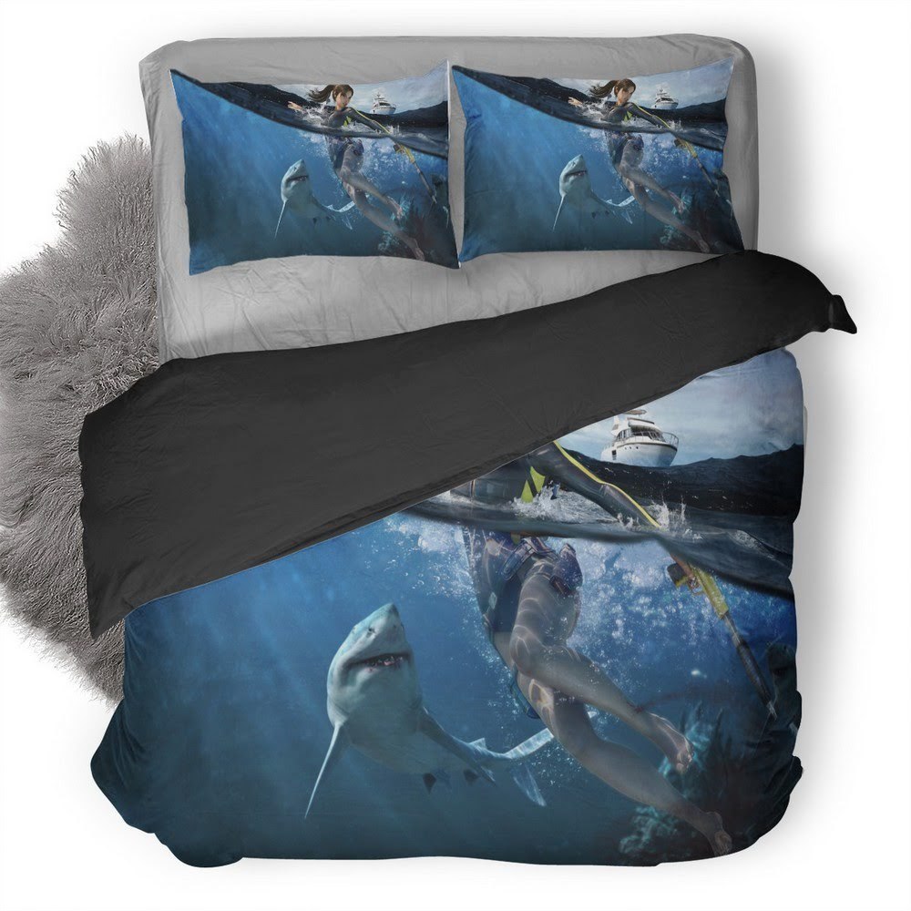 Tomb Raider 3D Customized Duvet Cover Bedding Set
