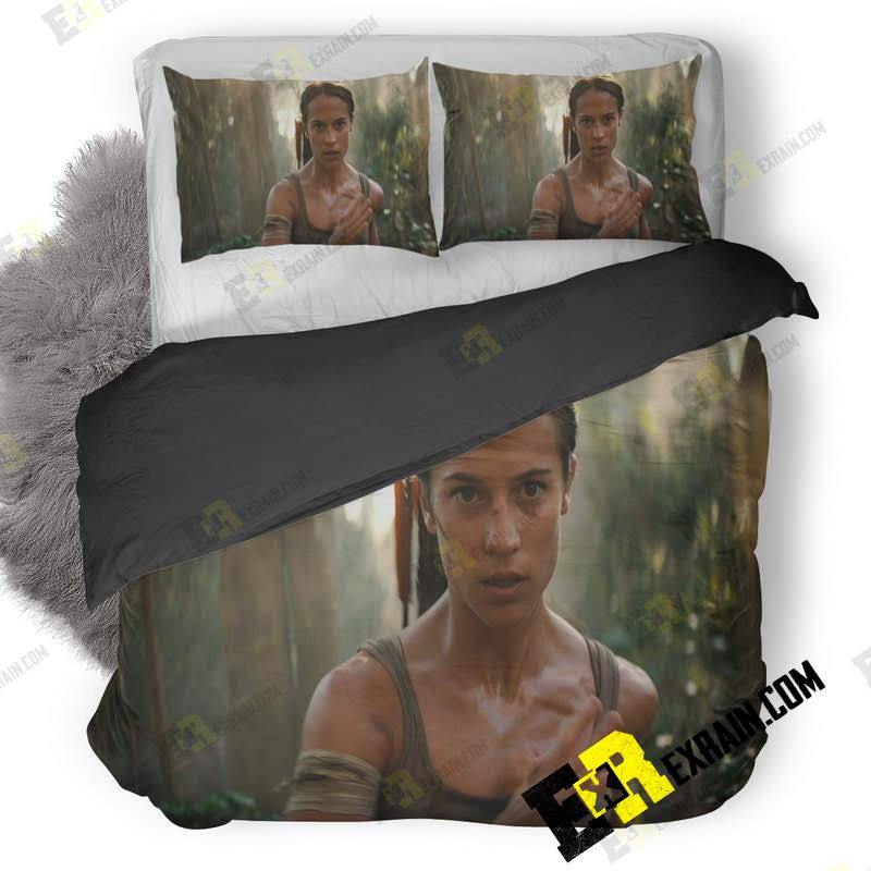 Tomb Raider Alicia Vikander As Lara Croft E2 3D Customized Duvet Cover Bedding Set