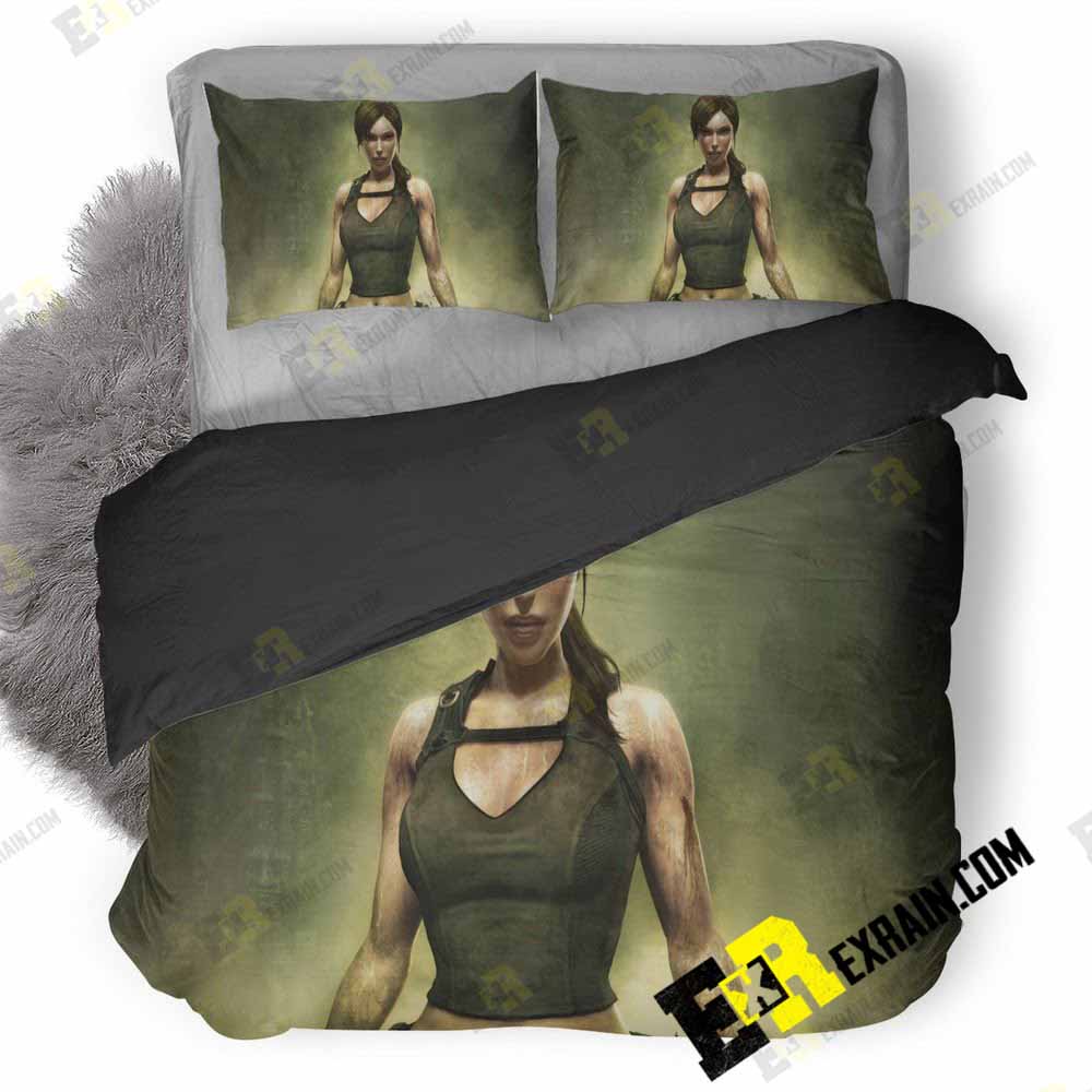 Tomb Raider Lara Croft 3D Customized Duvet Cover Bedding Set