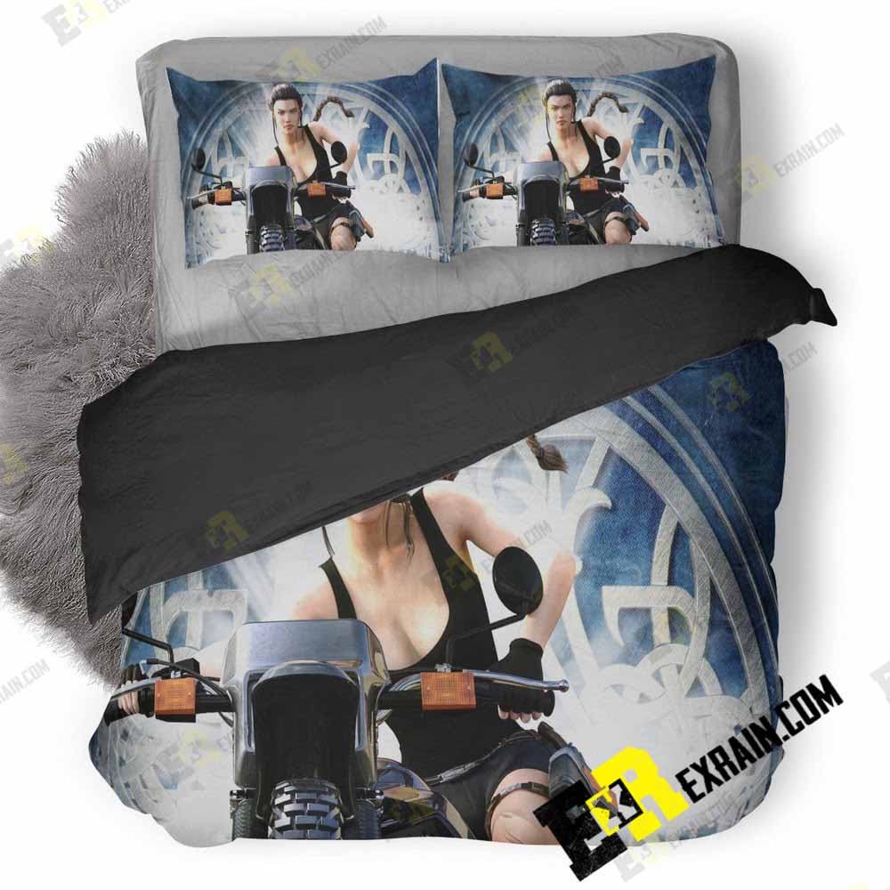 Tomb Raider Lara Croft Arts 8C 3D Customized Duvet Cover Bedding Set