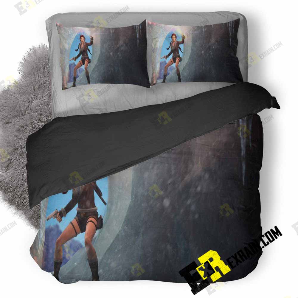 Tomb Raider Lc 3D Customized Duvet Cover Bedding Set