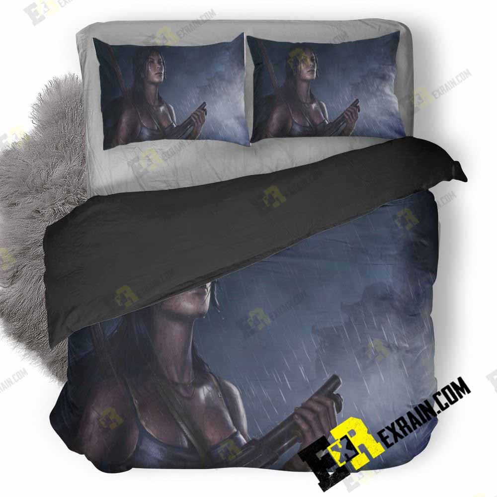 Tomb Raider Reborn Art 3 3D Customized Duvet Cover Bedding Set