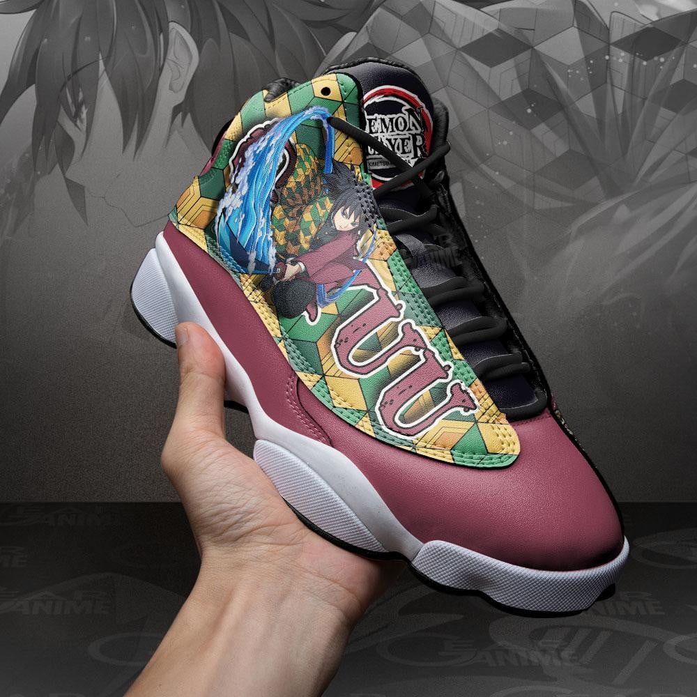 Tomioka Giyuu JD13 Sneakers Custom Anime Demon Slayer Shoes