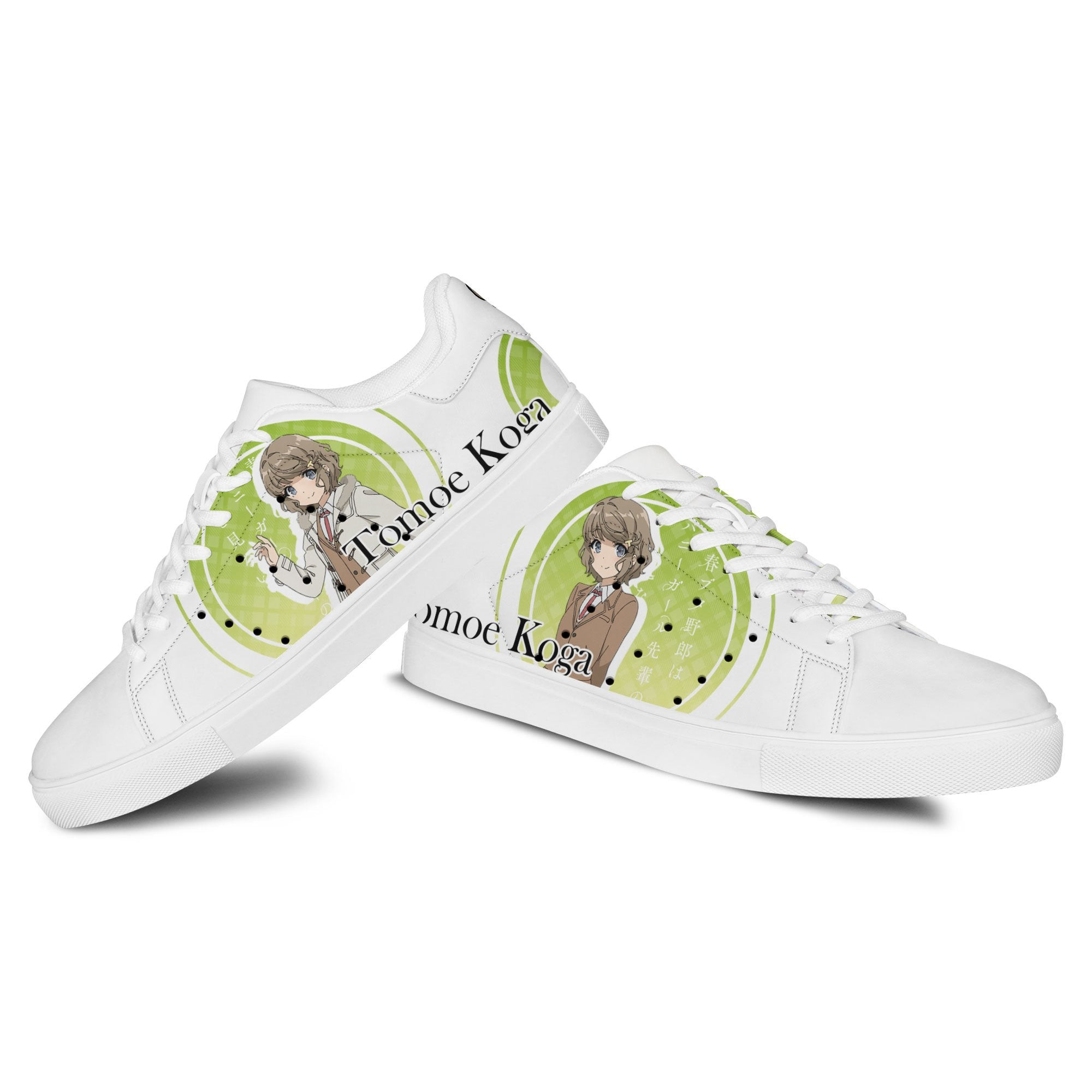 Tomoe Koga Skate Sneakers Custom Anime Bunny Girl Senpai Shoes