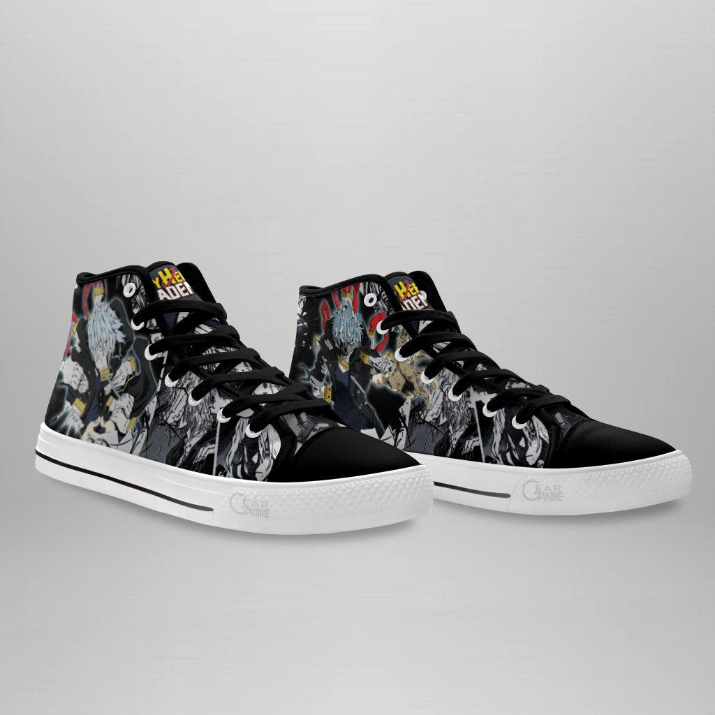 Tomura Shigaraki High Top Shoes Custom Anime My Hero Academia Sneakers