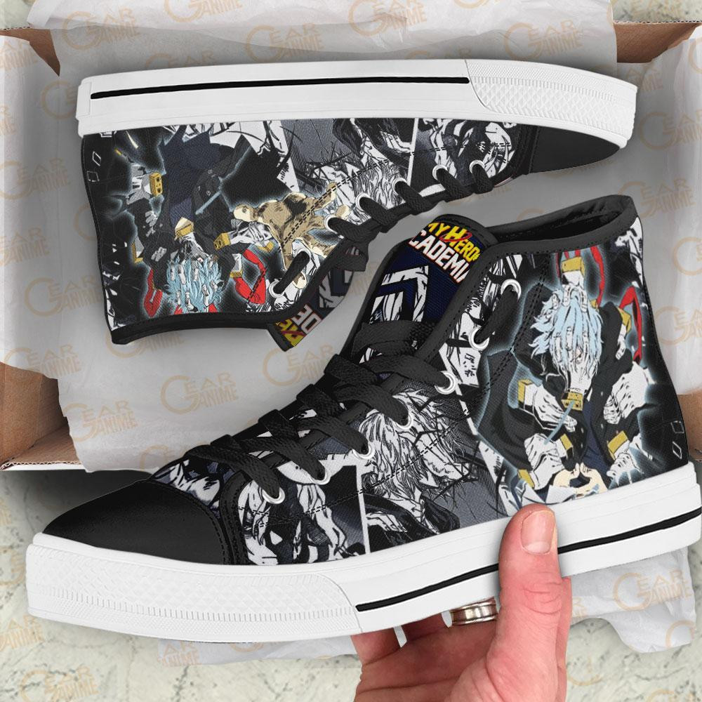 Tomura Shigaraki High Top Shoes Custom Anime My Hero Academia Sneakers