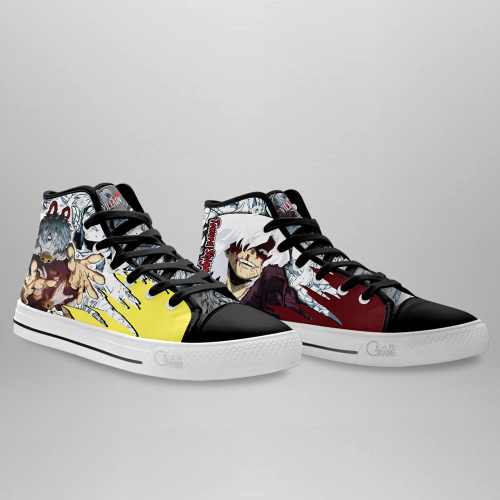 Tomura Shigaraki High Top Shoes Custom My Hero Academia Anime Sneakers