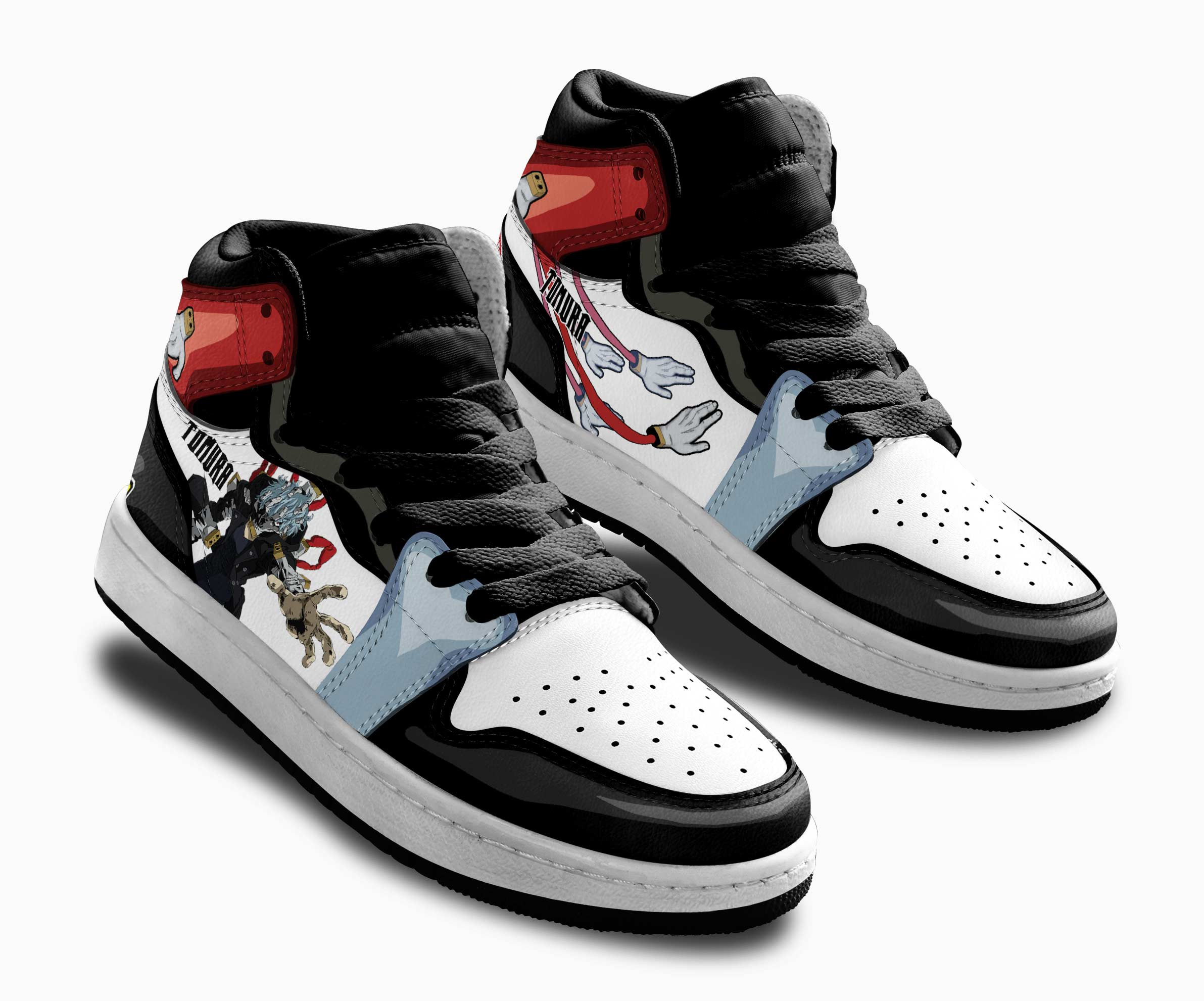 Tomura Shiragaki Kids Sneakers Custom My Hero Academia Anime Shoes For Kids