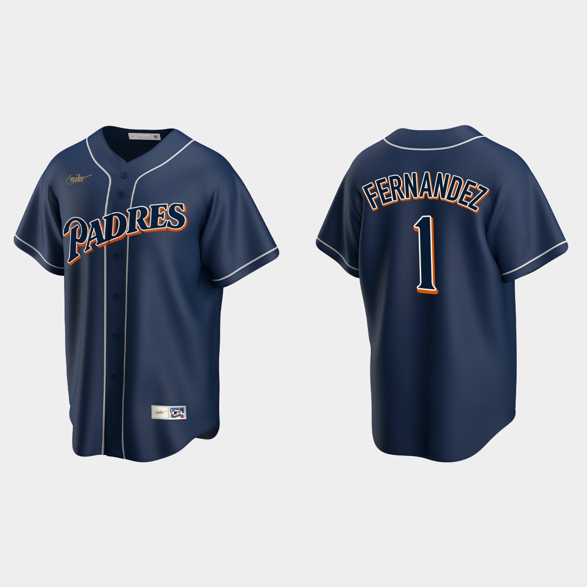 Tony Fernandez #1 San Diego Padres Cooperstown Collection Jersey - Navy