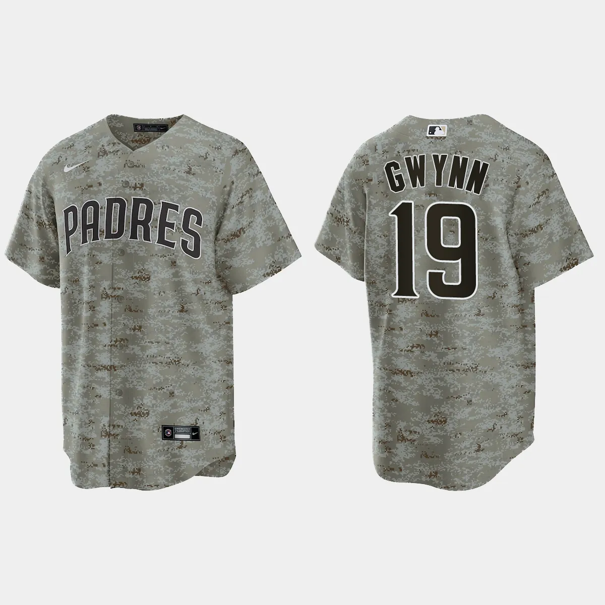 Tony Gwynn San Diego Padres USMC Jersey - Camo