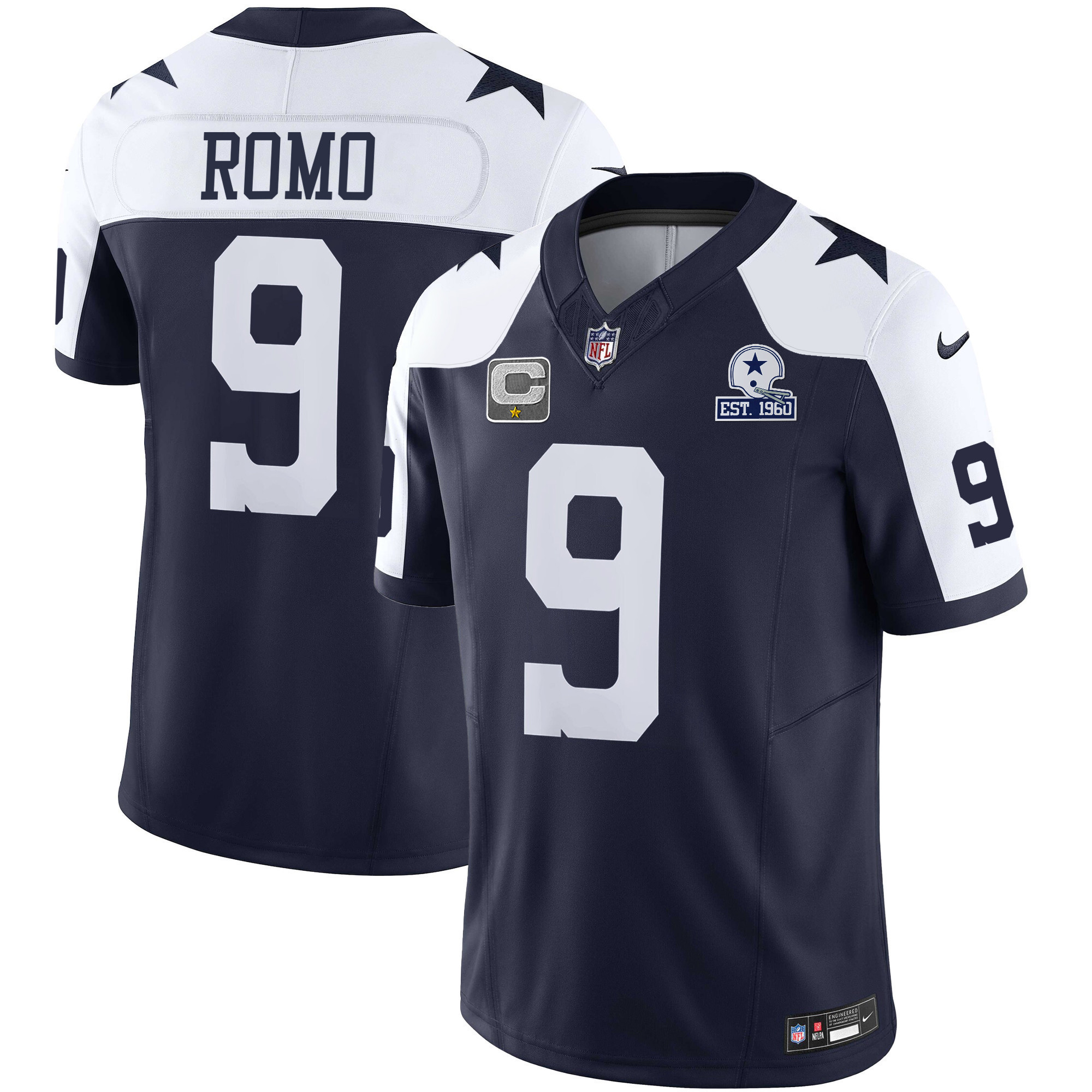 Tony Romo Men's Dallas Cowboys Throwback Limited Vapor 2004 Jersey - All Stitched 