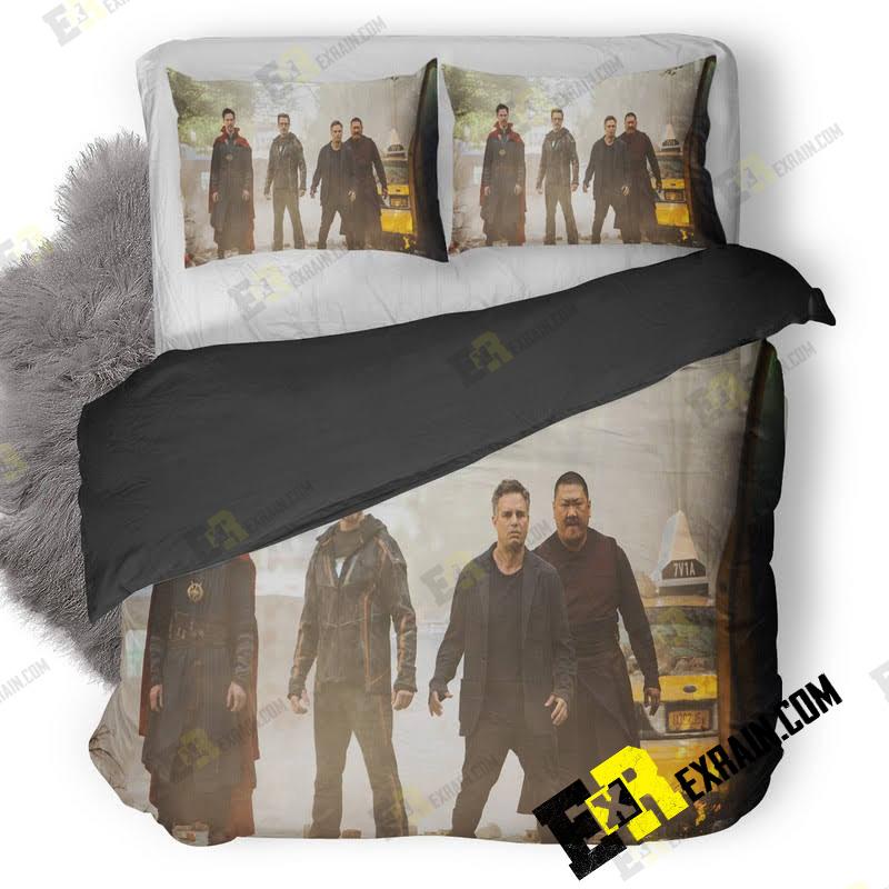 Tony Stark Doctor Strange Wong And Bruce Banner Avengers Infinity War 2G 3D Customized Duvet Cover Bedding Set