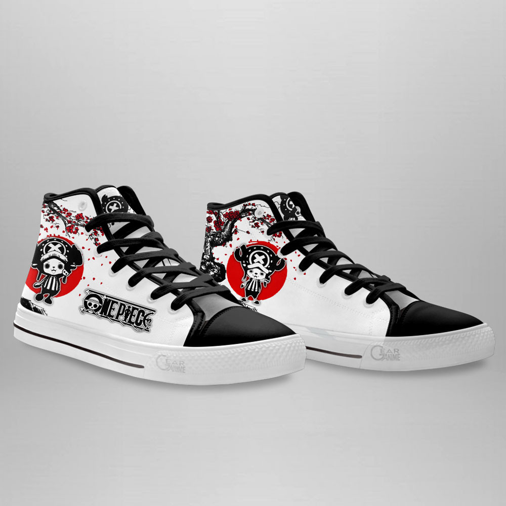 Tony Tony Chopper High Top Shoes Anime One Piece Sneakers Japan Style
