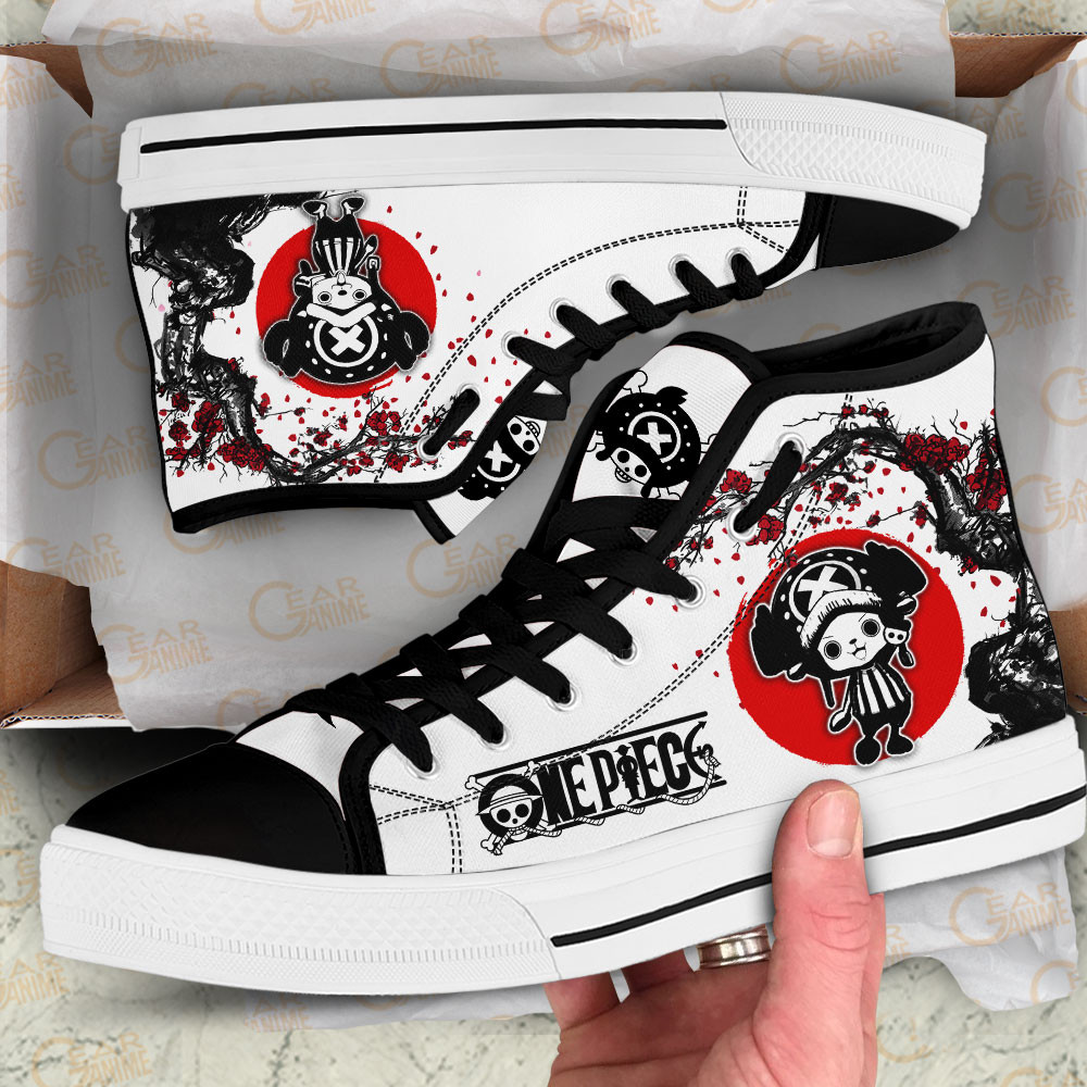 Tony Tony Chopper High Top Shoes Anime One Piece Sneakers Japan Style