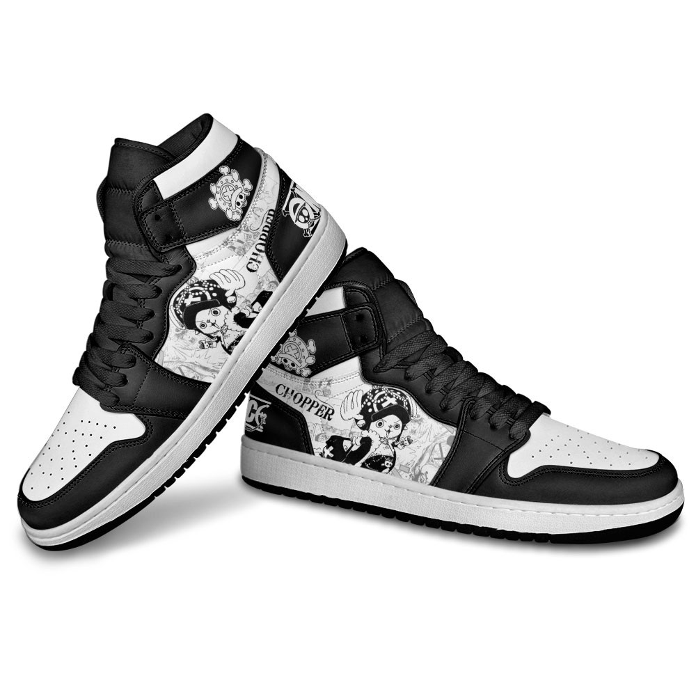 Tony Tony Chopper JD1s Sneakers One Piece Shoes Manga Style, Air Jordan Hightop