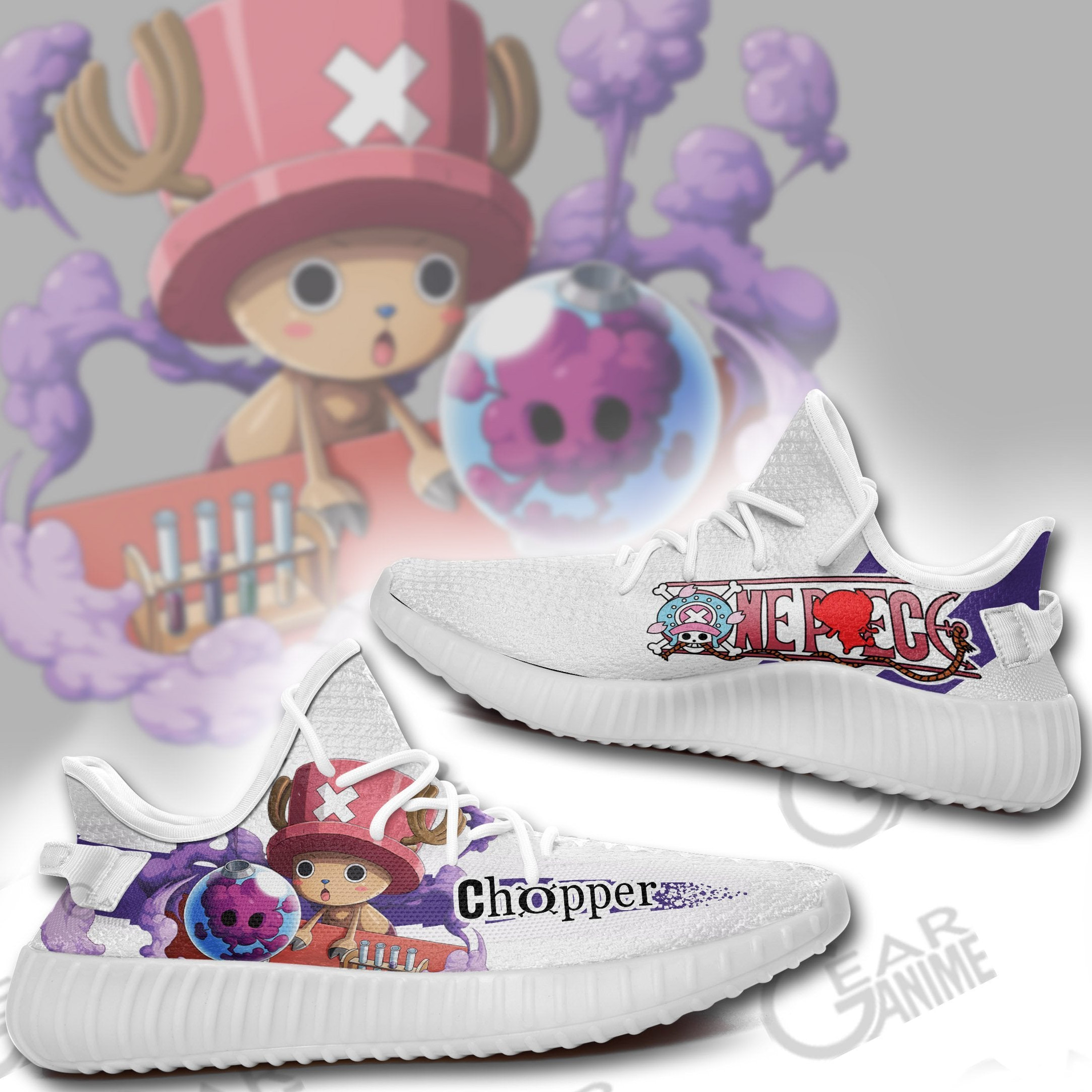 Tony Tony Chopper Shoes One Piece Custom Anime Sneakers TT10