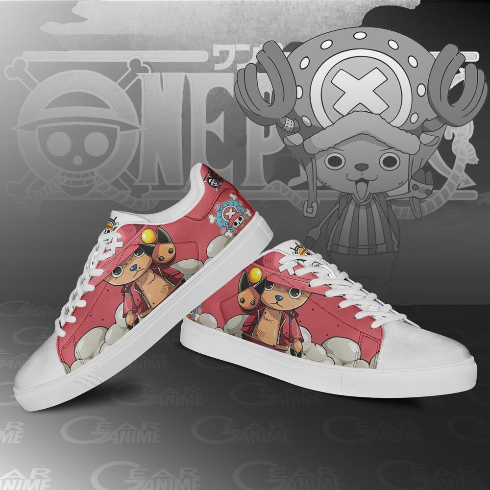 Tony Tony Chopper Skate Shoes One Piece Custom Anime Shoes