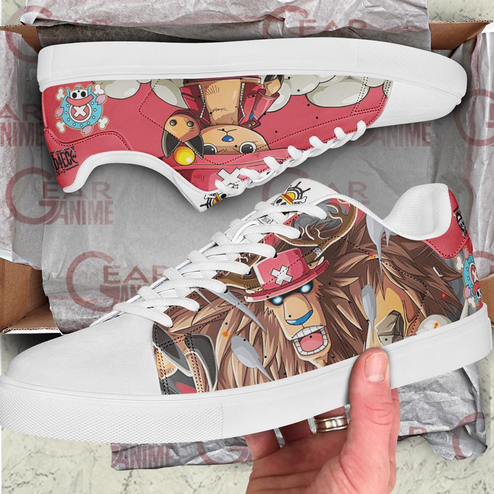 Tony Tony Chopper Skate Shoes One Piece Custom Anime Shoes