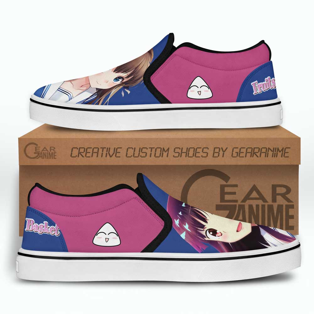 Tooru Honda Slip-On Shoes Canvas Custom Anime Fruit Basket Shoes