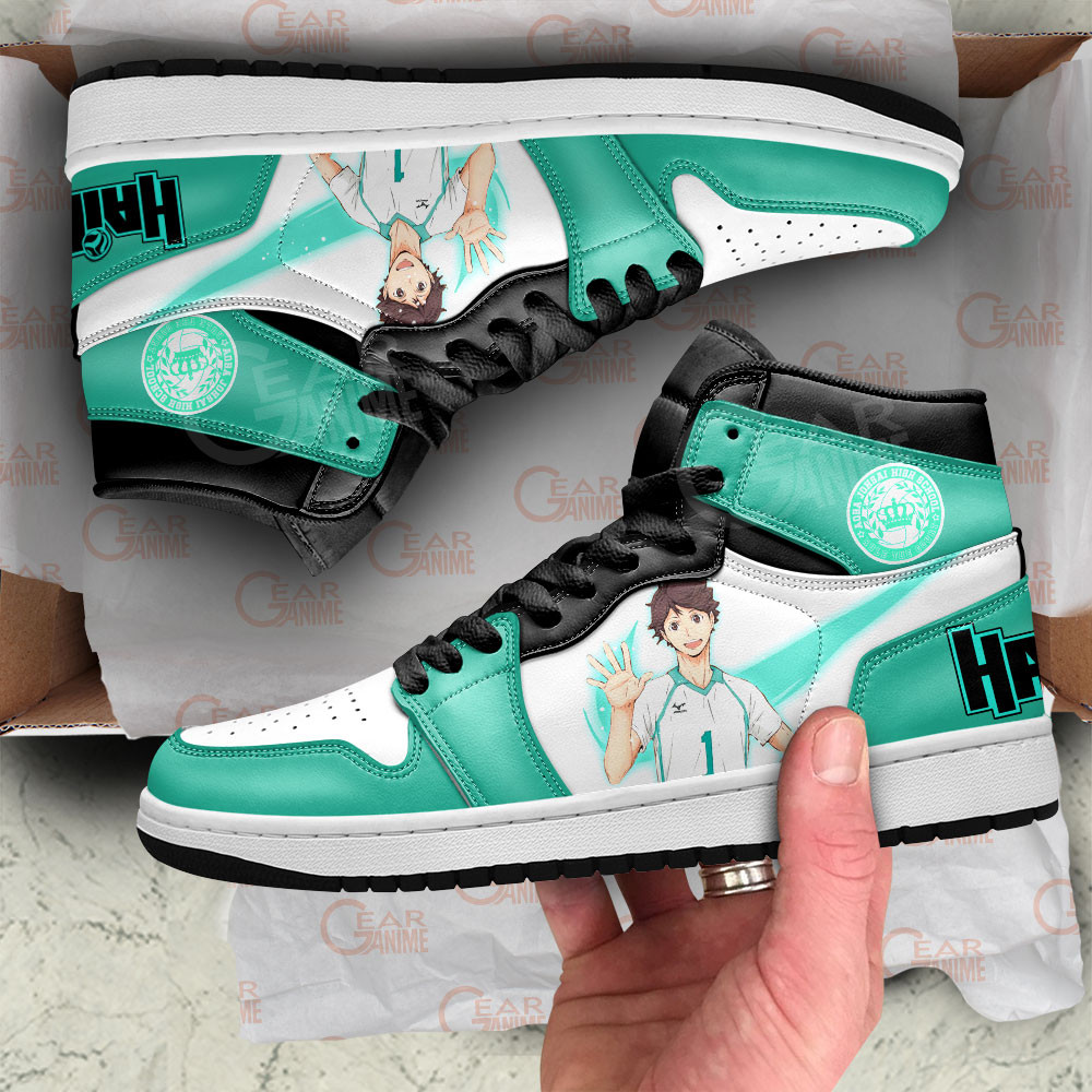 Tooru Oikawa JD1s Sneakers Haikyuu Anime Shoes, Air Jordan Hightop