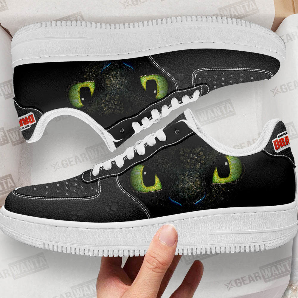 Toothless Dragon Air Sneakers Custom Cartoon Shoes