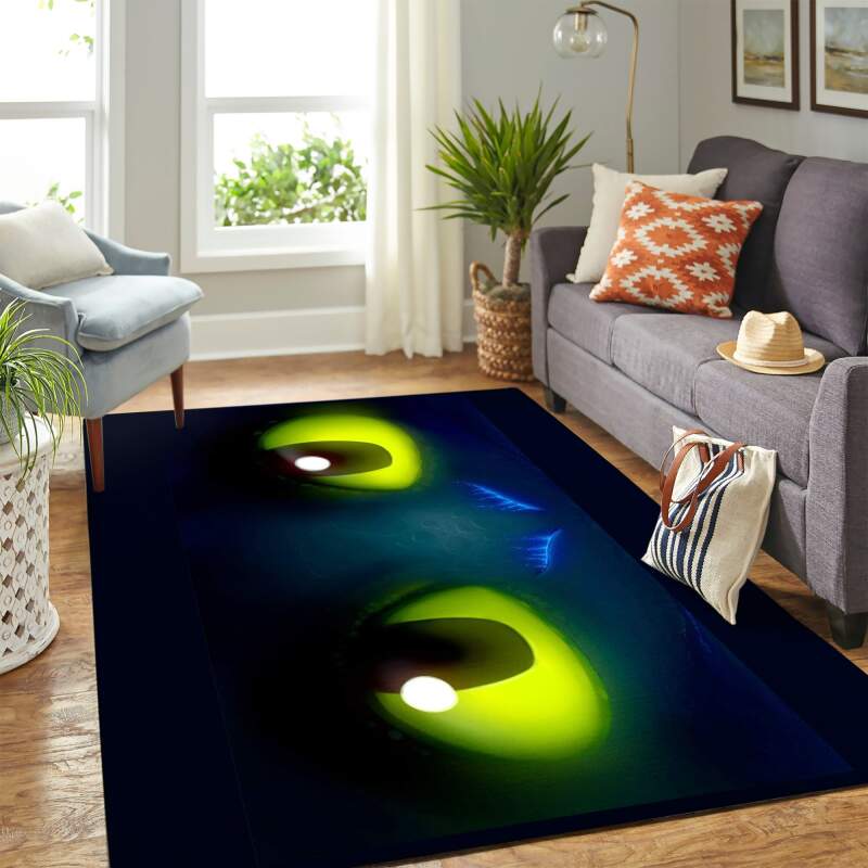 Toothless Eyes How To Train Your Dragon Carpet Floor Area Rectangle Rug