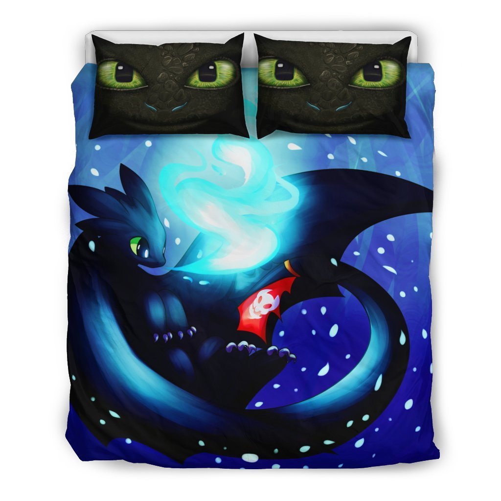 Toothless How To Train Your Dragon Duvet Cover Bedding Set