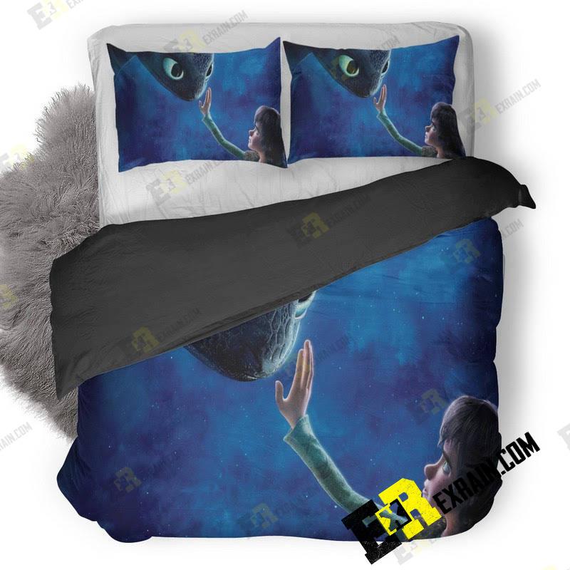 Toothless How To Train Your Dragon N8 3D Customized Duvet Cover Bedding Set