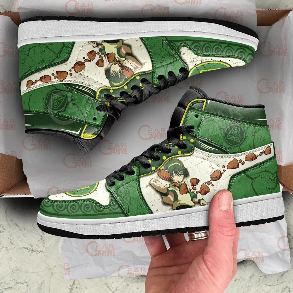 Toph JD1s Sneakers Avatar The Last Airbender Anime Shoes, Air Jordan Hightop