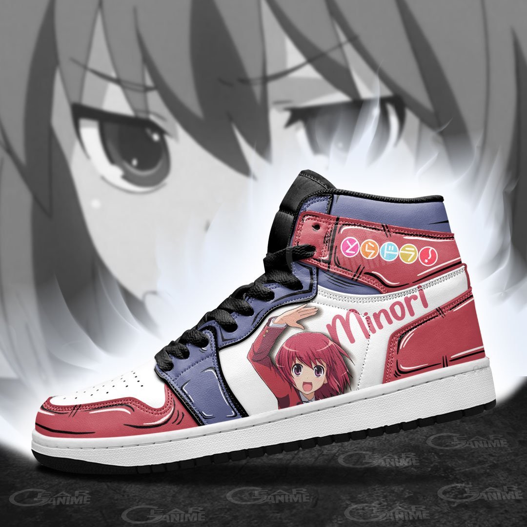 Toradora Kushieda Minori JD1s Sneakers Anime Shoes, Air Jordan Hightop