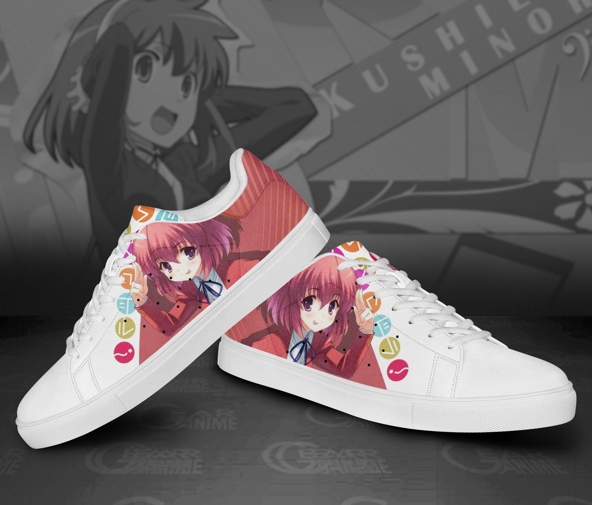 Toradora Minori Kushieda Skate Shoes Custom Anime Shoes