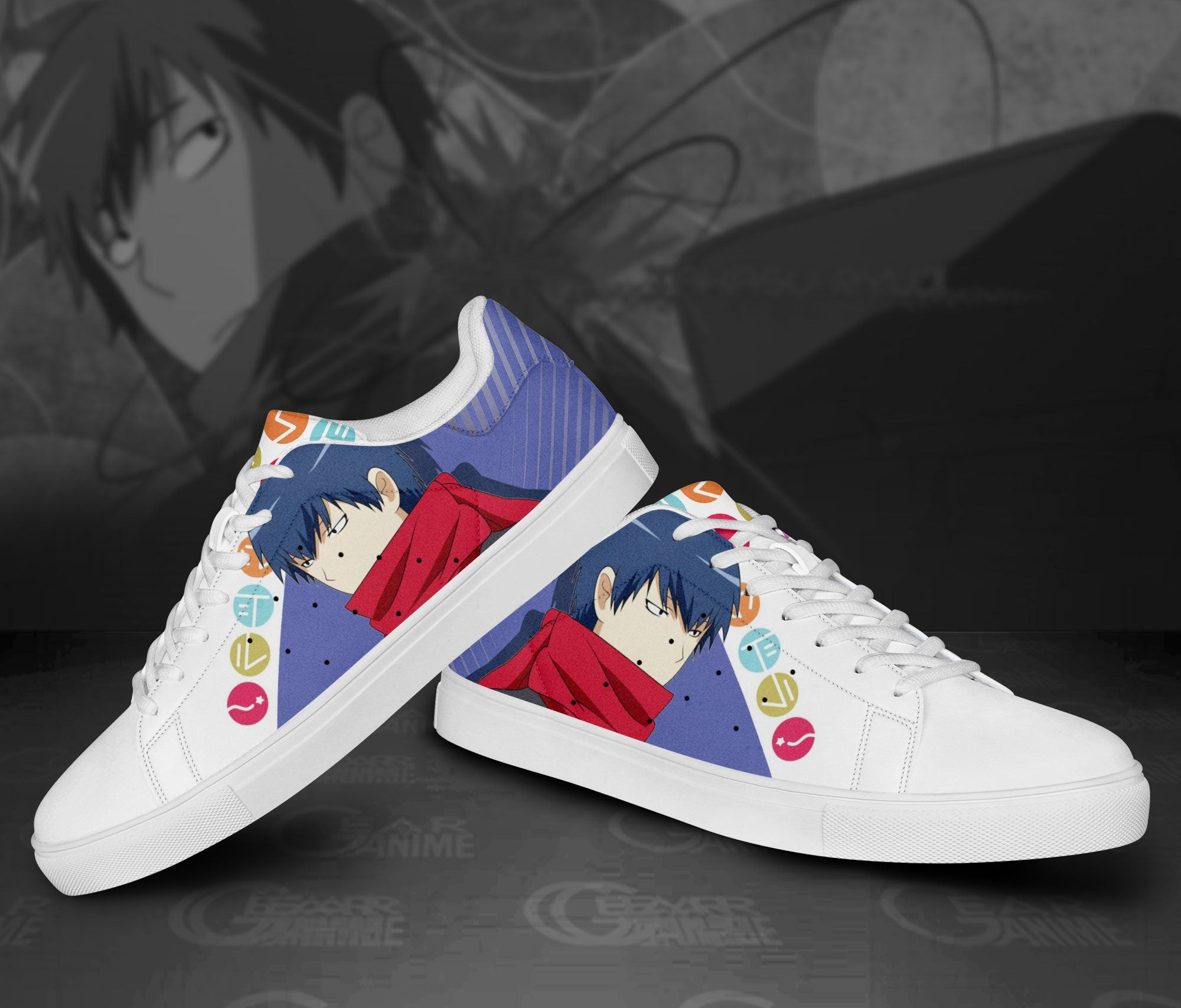 Toradora Ryuuji Takasu Skate Shoes Custom Anime Shoes