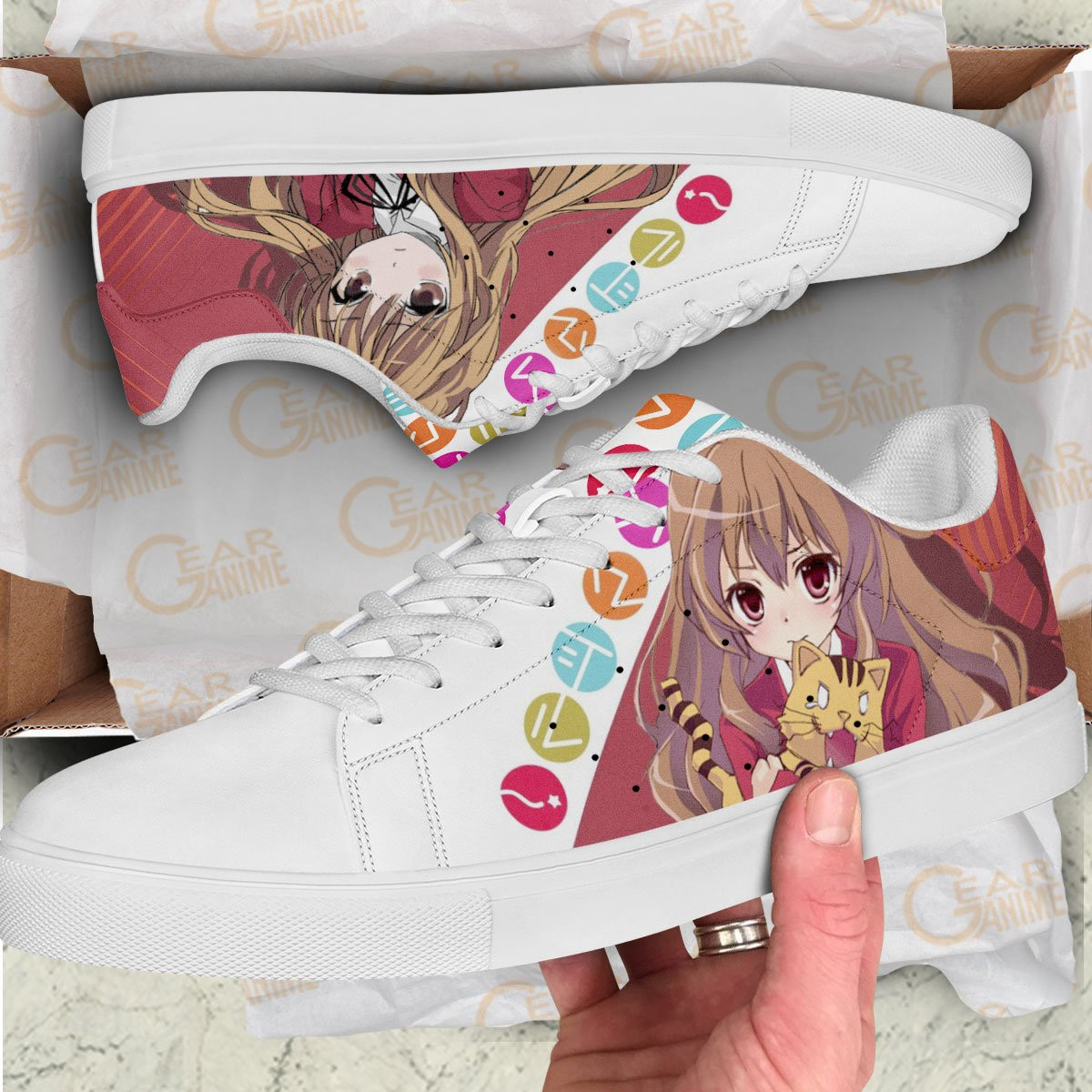 Toradora Taiga Aisaka Skate Shoes Custom Anime Shoes